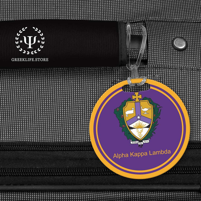 Alpha Kappa Lambda Luggage Bag Tag (round) - greeklife.store