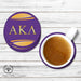 Alpha Kappa Lambda Beverage coaster round (Set of 4) - greeklife.store