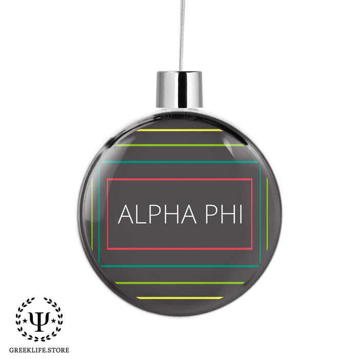 Alpha Phi Ornament - greeklife.store