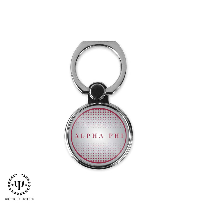 Alpha Phi Ring Stand Phone Holder (round)