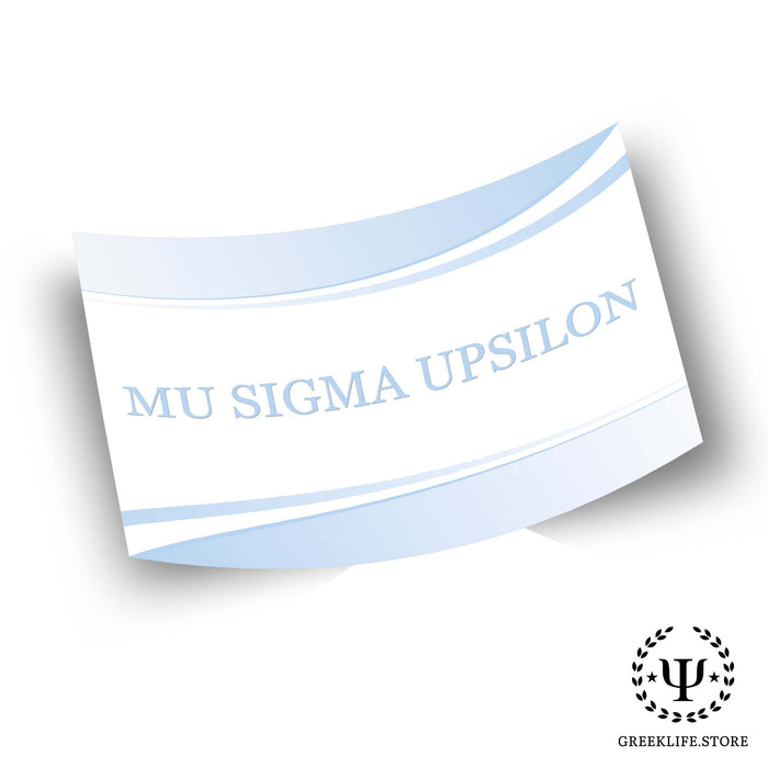 Mu Sigma Upsilon Decal Sticker