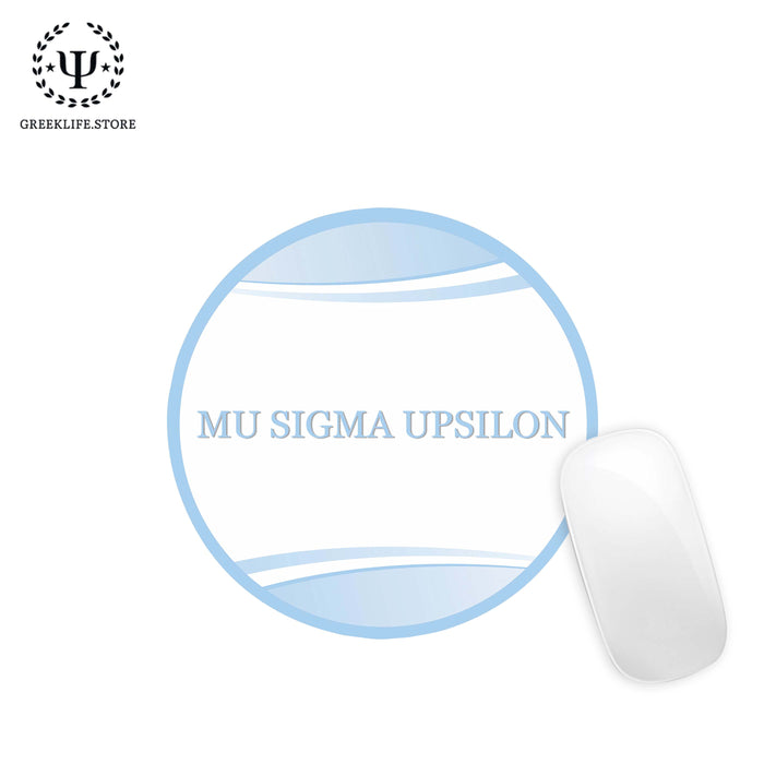 Mu Sigma Upsilon Mouse Pad Round