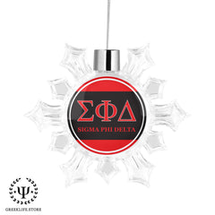 Sigma Phi Delta Christmas Ornament - Snowflake