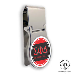 Sigma Phi Delta Absorbent Ceramic Coasters with Holder (Set of 8)