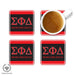 Sigma Phi Delta Beverage Coasters Square (Set of 4) - greeklife.store