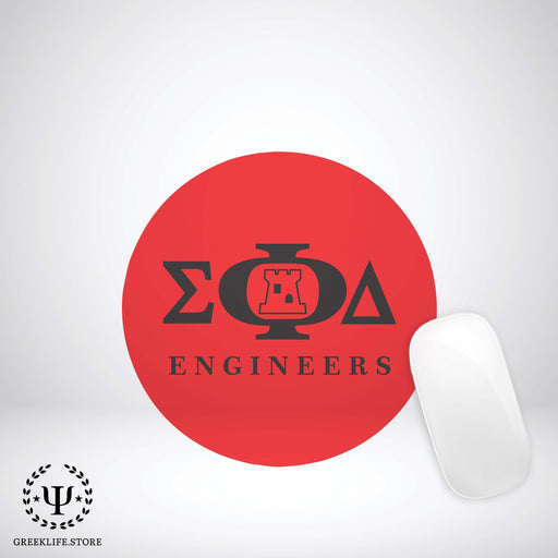 Sigma Phi Delta Mouse Pad Round - greeklife.store