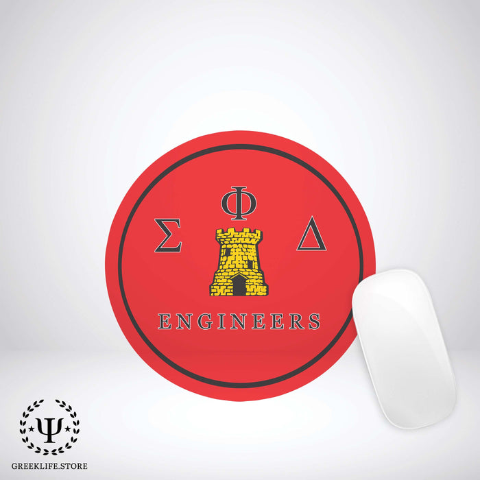 Sigma Phi Delta Mouse Pad Round - greeklife.store