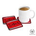 Sigma Phi Delta Beverage Coasters Square (Set of 4) - greeklife.store