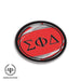 Sigma Phi Delta Luggage Bag Tag (round) - greeklife.store