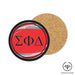 Sigma Phi Delta Beverage coaster round (Set of 4) - greeklife.store