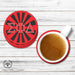 Sigma Phi Delta Beverage coaster round (Set of 4) - greeklife.store