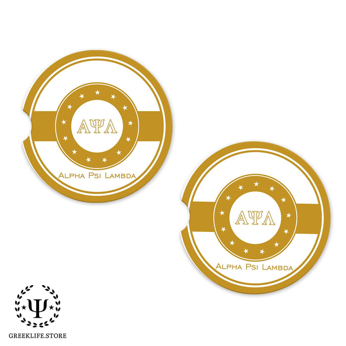 Alpha Psi Lambda Car Cup Holder Coaster (Set of 2) - greeklife.store