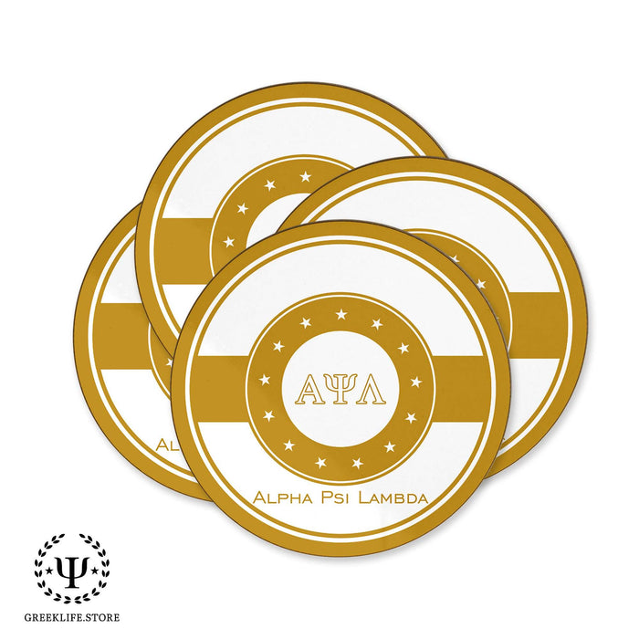 Alpha Psi Lambda Beverage coaster round (Set of 4) - greeklife.store