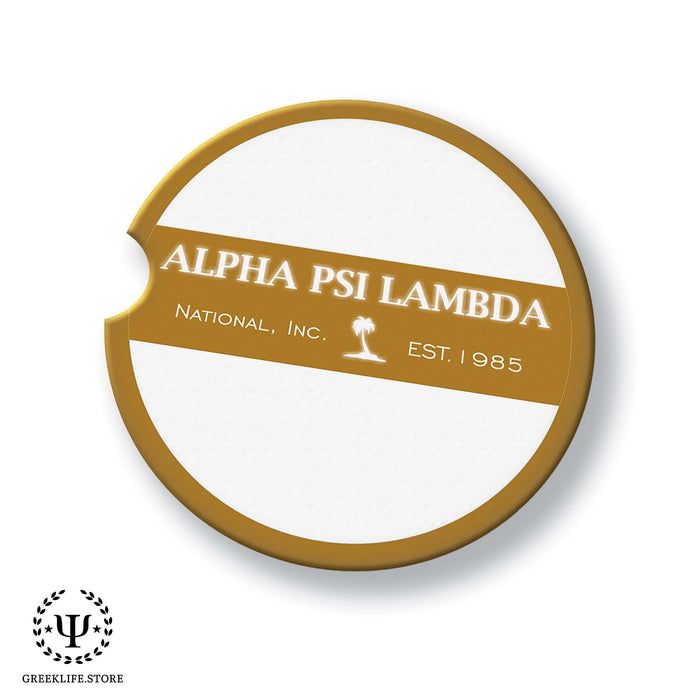 Alpha Psi Lambda Car Cup Holder Coaster (Set of 2) - greeklife.store