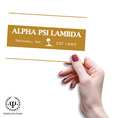 Alpha Psi Lambda Decorative License Plate