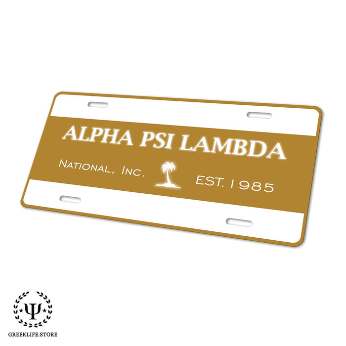 Alpha Psi Lambda Decorative License Plate - greeklife.store