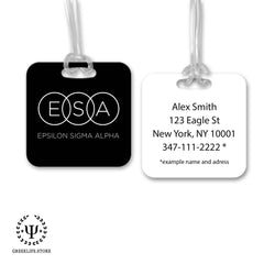 Epsilon Sigma Alpha Luggage Bag Tag (round)