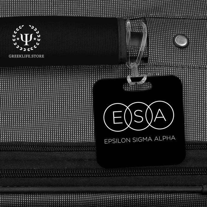 Epsilon Sigma Alpha Luggage Bag Tag (square) - greeklife.store