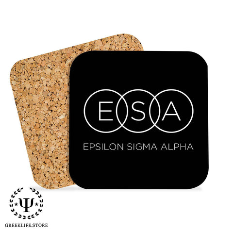Epsilon Sigma Alpha Beverage Coasters Square (Set of 4)