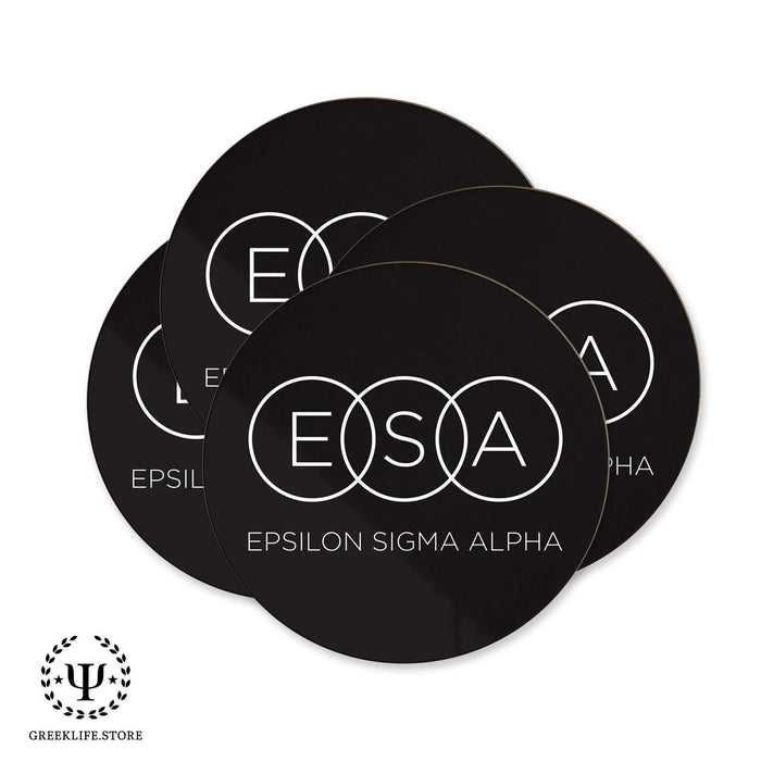 Epsilon Sigma Alpha Beverage Coaster - Round (Set of 4) - greeklife.store