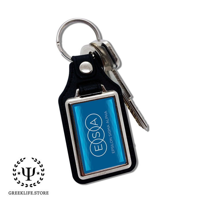 Epsilon Sigma Alpha Keychain Rectangular