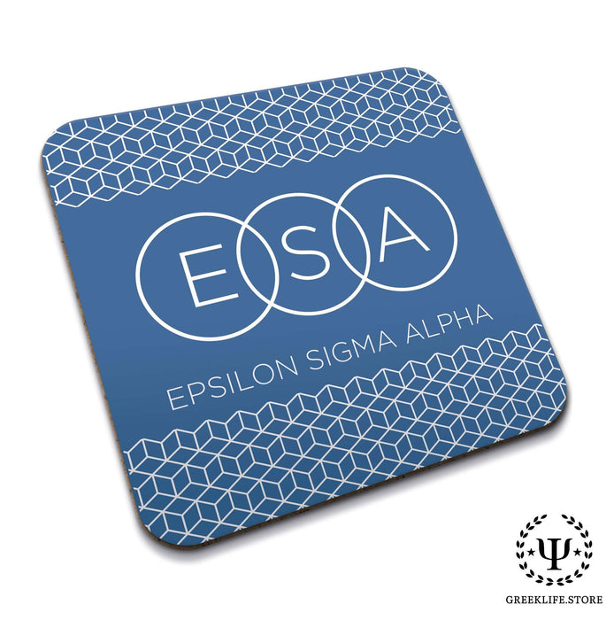 Epsilon Sigma Alpha Beverage Coasters Square (Set of 4) - greeklife.store