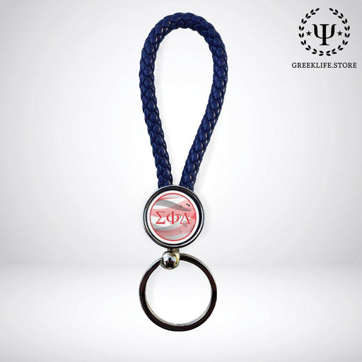 Sigma Phi Delta Key Chain Round - greeklife.store