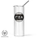 Gamma Zeta Alpha Stainless Steel Skinny Tumbler 20 OZ - greeklife.store