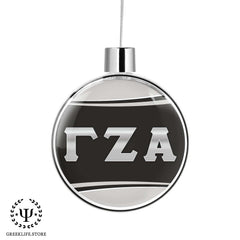 Gamma Zeta Alpha Christmas Ornament Flat Round