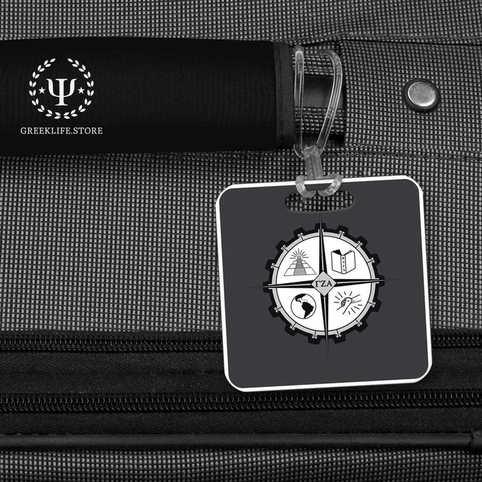 Gamma Zeta Alpha Luggage Bag Tag (square) - greeklife.store