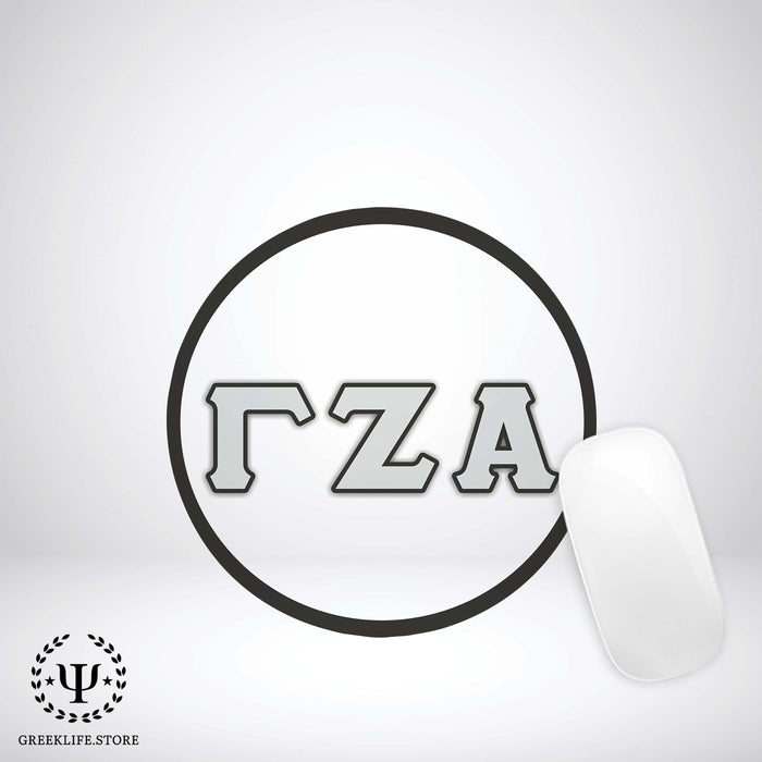 Gamma Zeta Alpha Mouse Pad Round - greeklife.store