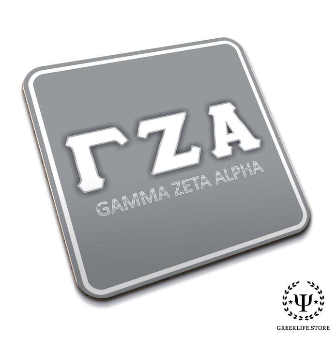 Gamma Zeta Alpha Beverage Coasters Square (Set of 4) - greeklife.store
