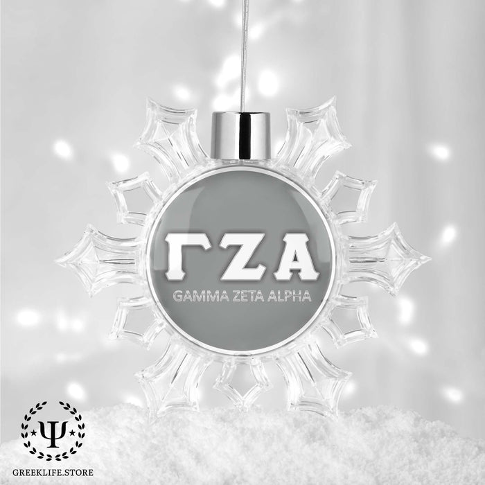 Gamma Zeta Alpha Christmas Ornament - Snowflake - greeklife.store