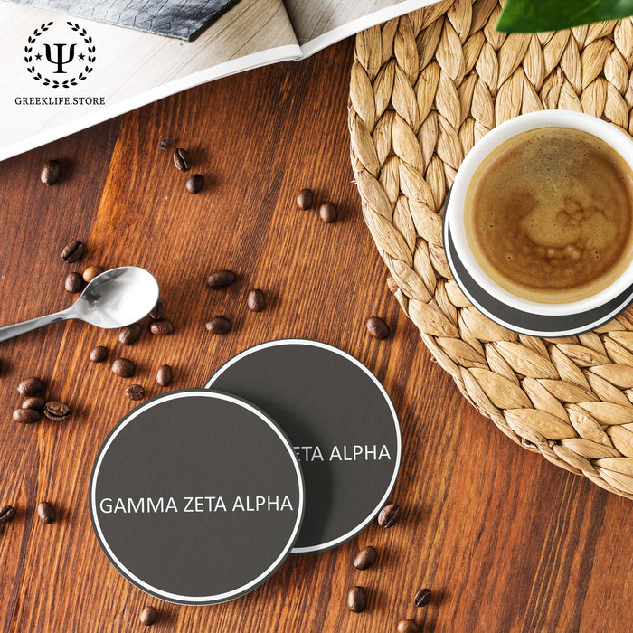 Gamma Zeta Alpha Beverage coaster round (Set of 4) - greeklife.store
