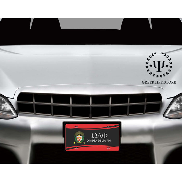 Omega Delta Phi Decorative License Plate - greeklife.store