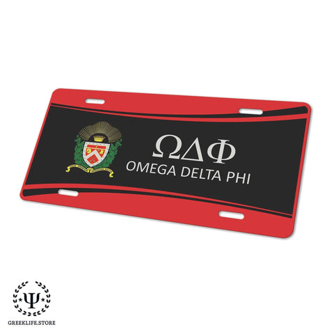 Omega Delta Phi Decorative License Plate