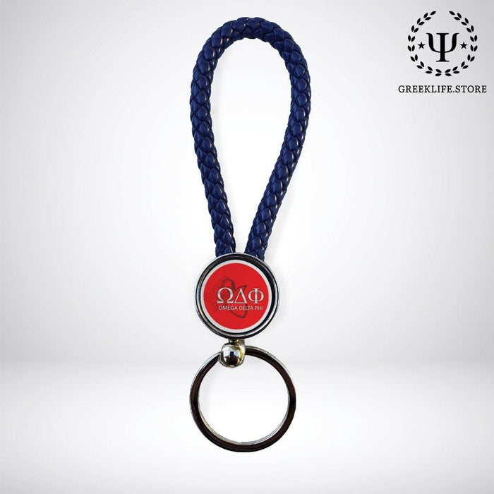 Omega Delta Phi Key  Chain Round - greeklife.store