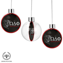 Omega Delta Phi Christmas Ornament Santa Magic Key