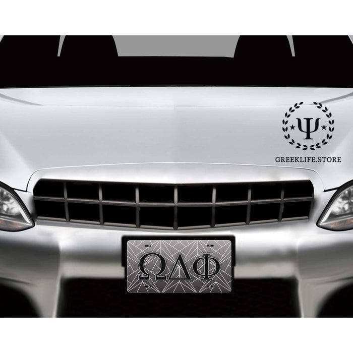 Omega Delta Phi Decorative License Plate - greeklife.store