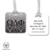 Omega Delta Phi Luggage Bag Tag (square) - greeklife.store