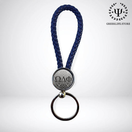 Omega Delta Phi Key  Chain Round - greeklife.store
