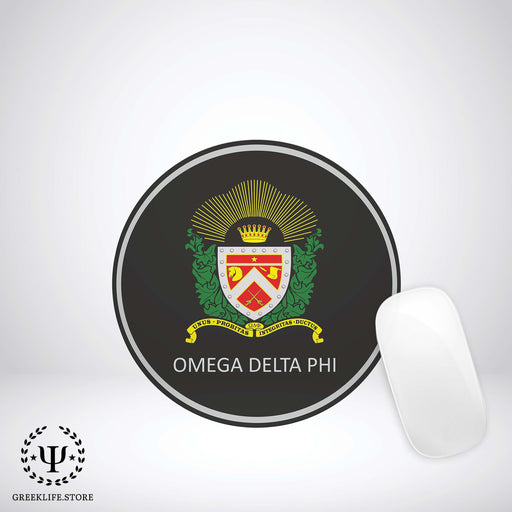Omega Delta Phi Mouse Pad Round - greeklife.store