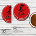 Omega Delta Phi Beverage coaster round (Set of 4) - greeklife.store