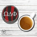 Omega Delta Phi Beverage coaster round (Set of 4) - greeklife.store