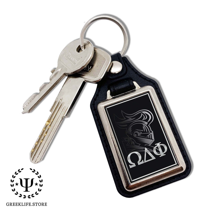 Omega Delta Phi Keychain Rectangular