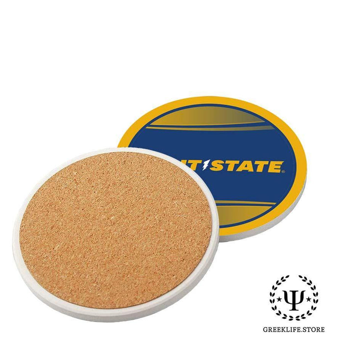 Kent State University Absorbent Ceramic Coasters with Holder (Set of 8) - greeklife.store