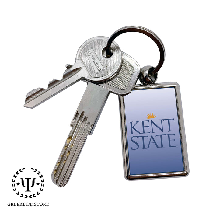 Kent State University Keychain Rectangular
