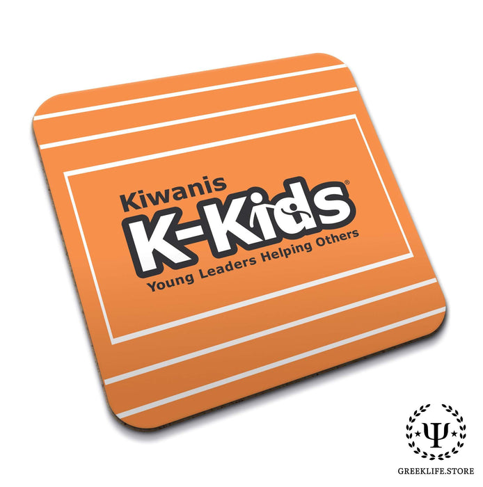 Kiwanis International Beverage Coasters Square (Set of 4) - greeklife.store