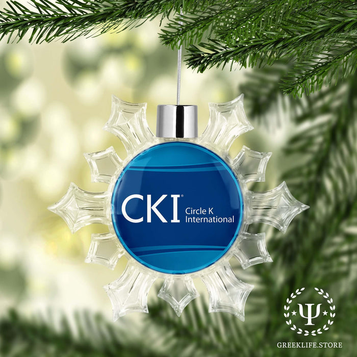 Kiwanis International Christmas Ornament - Snowflake - greeklife.store