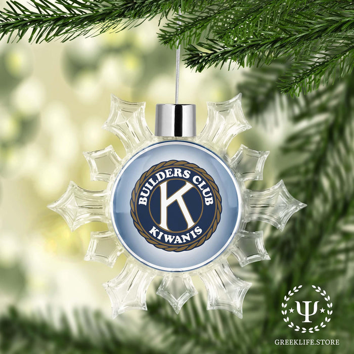 Kiwanis International Christmas Ornament - Snowflake - greeklife.store